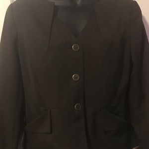 Olive Green Isabella Pants Suit - Size 8